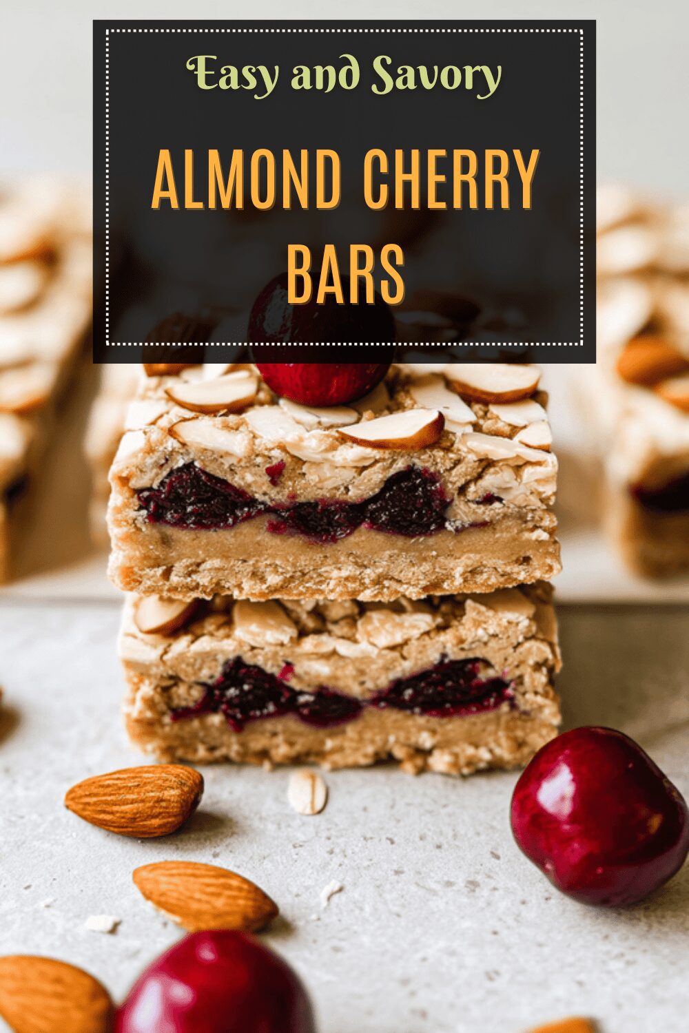 Almond Cherry Bars