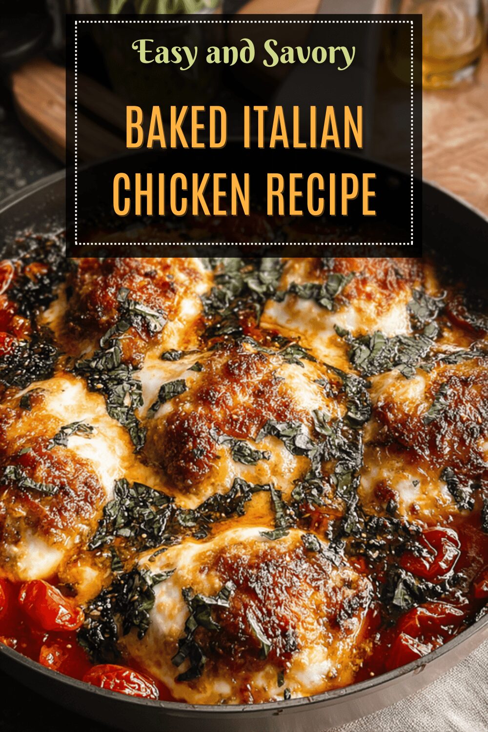 Baked Italian Chicken Recipe