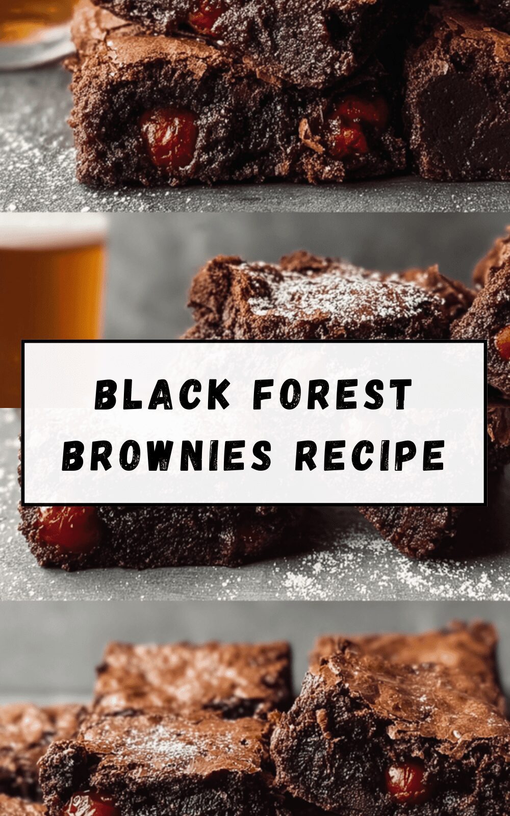 Black Forest Brownies Recipe
