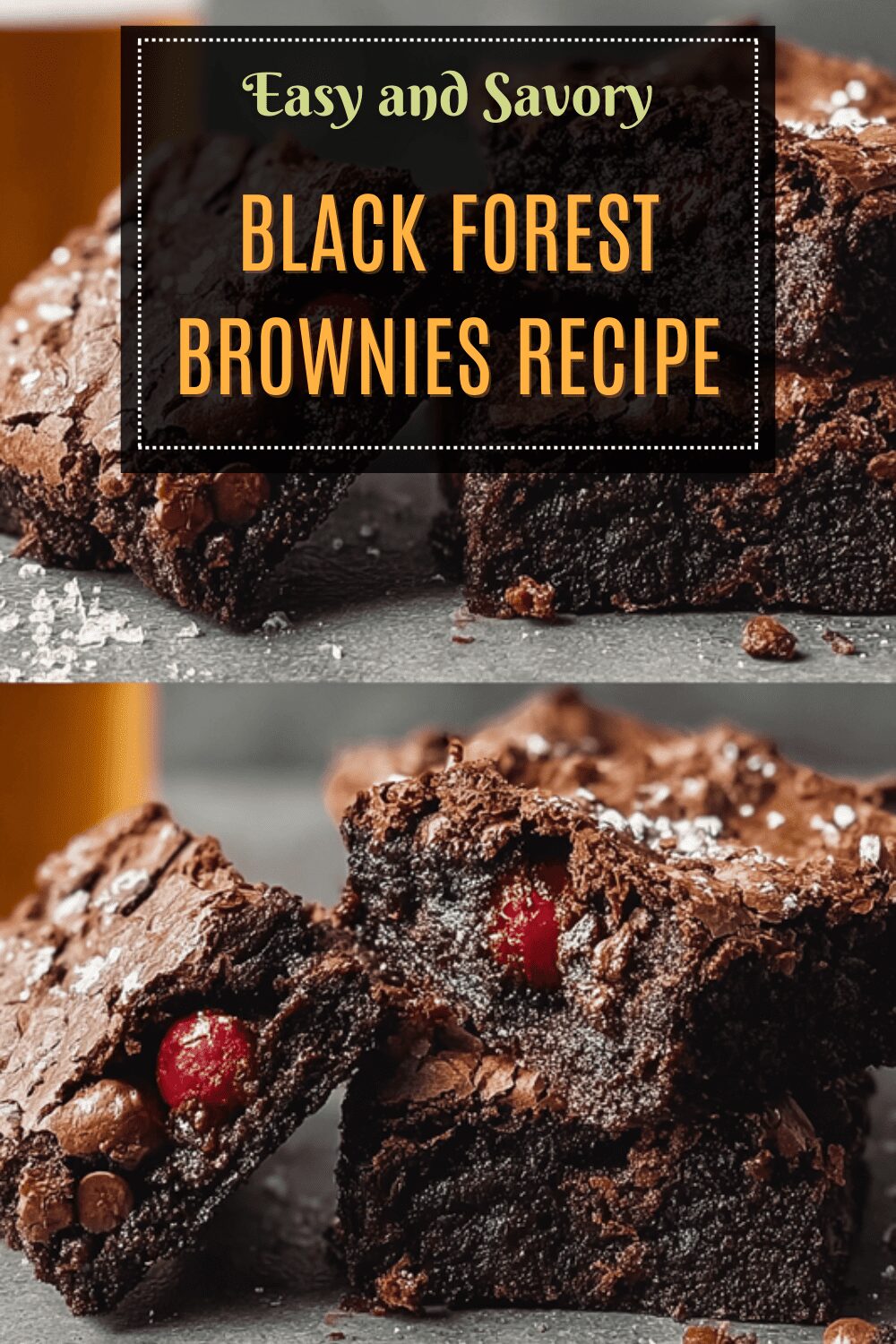 Black Forest Brownies Recipe
