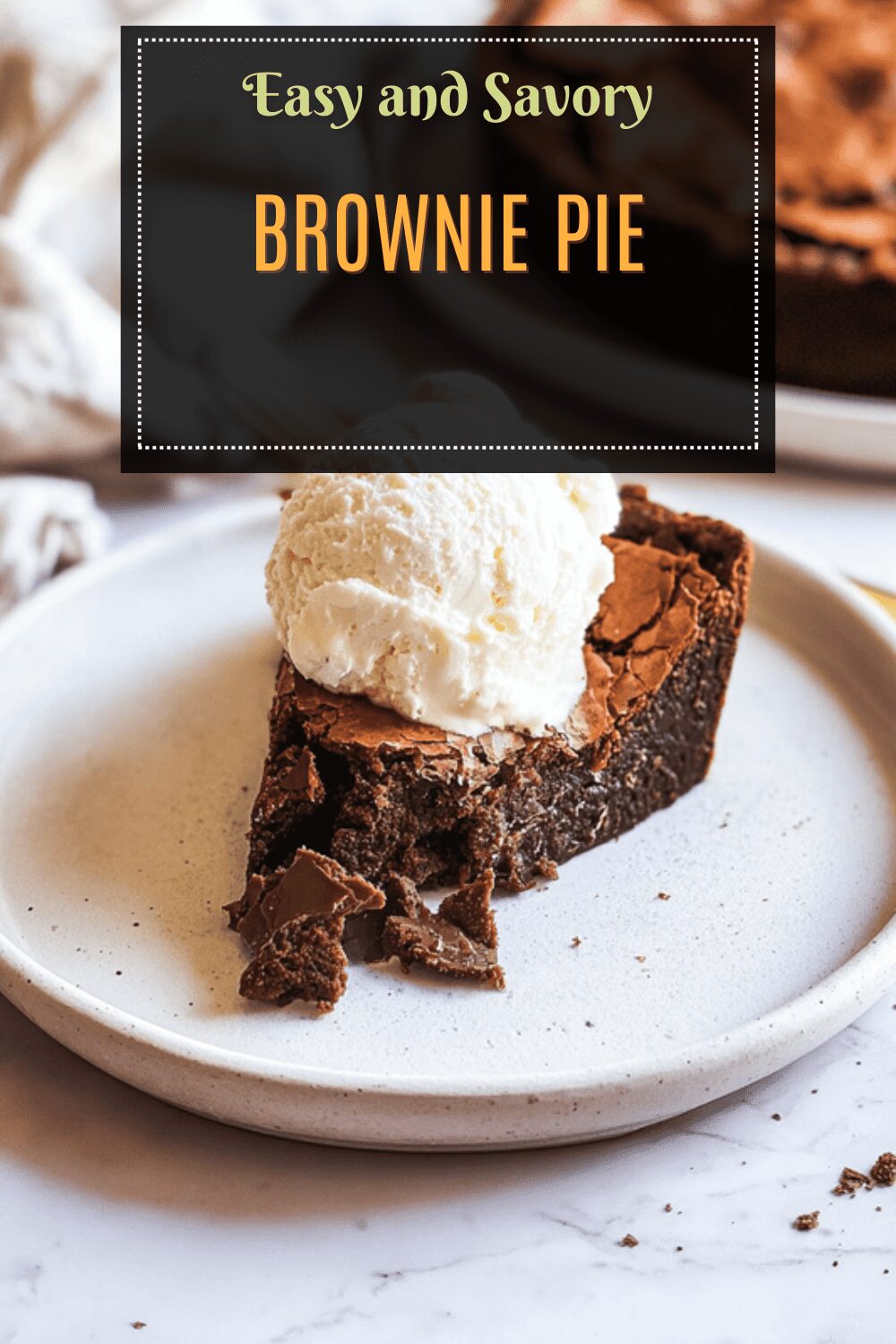 Brownie Pie
