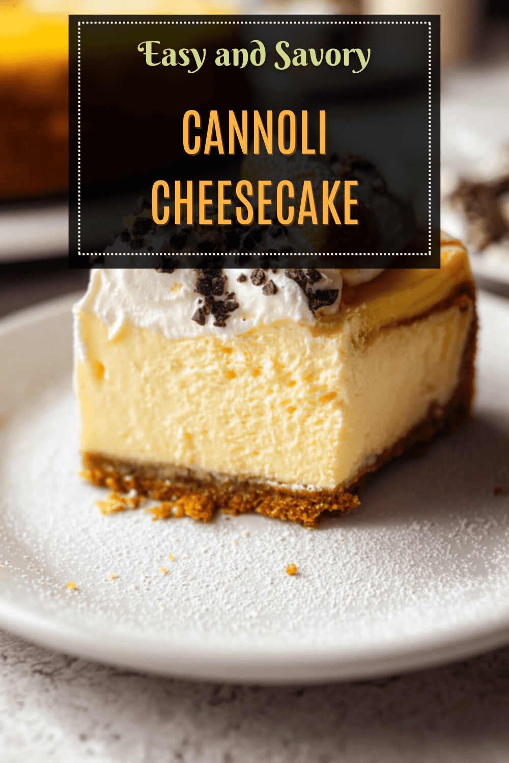 Cannoli Cheesecake