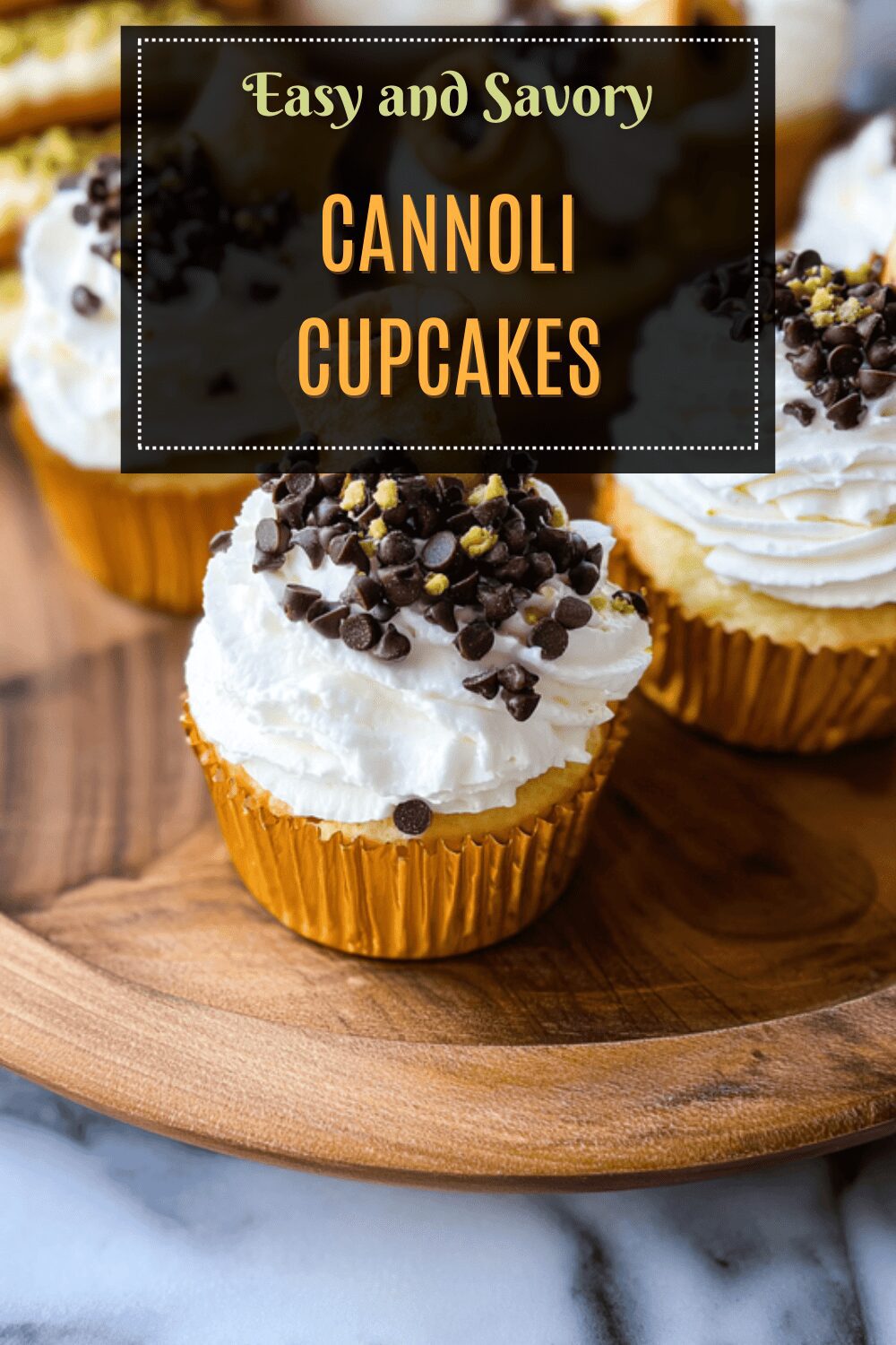 Cannoli Cupcakes