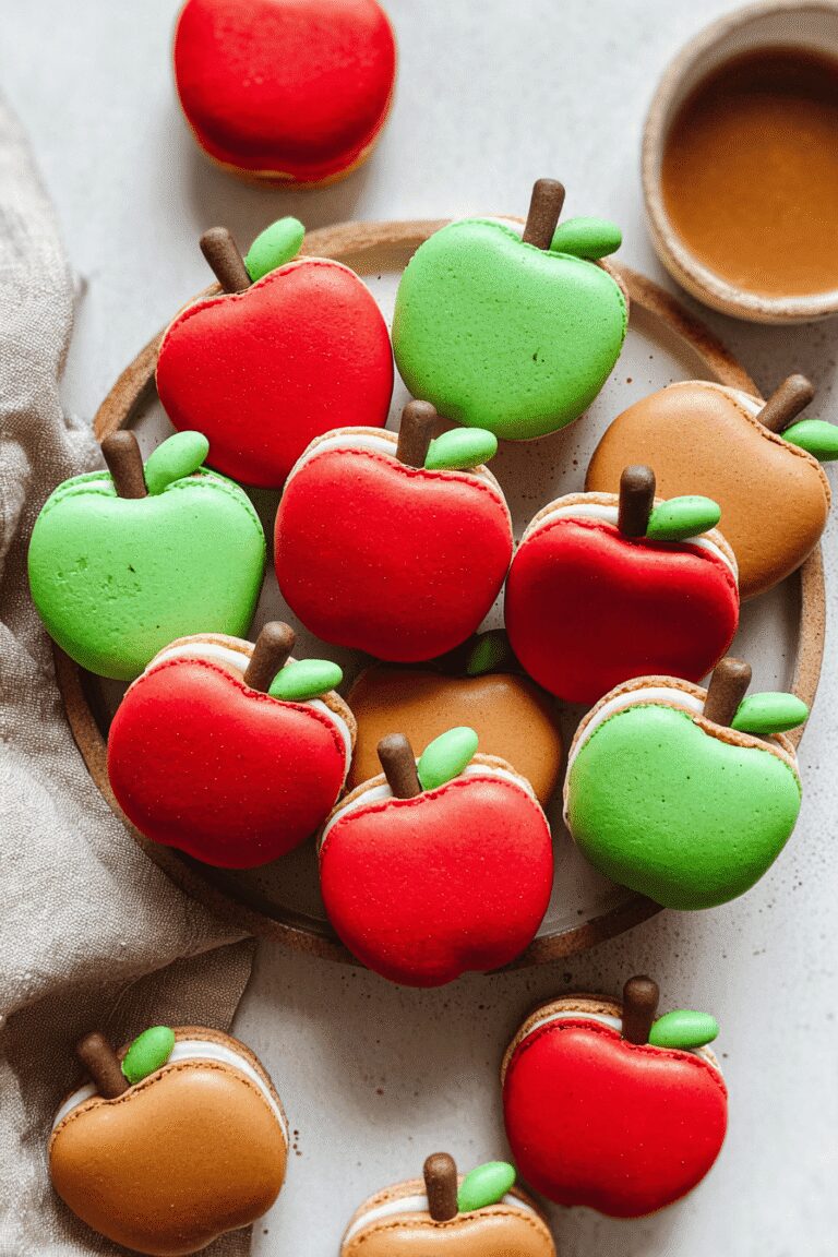 Caramel Apple Macarons 11.Png
