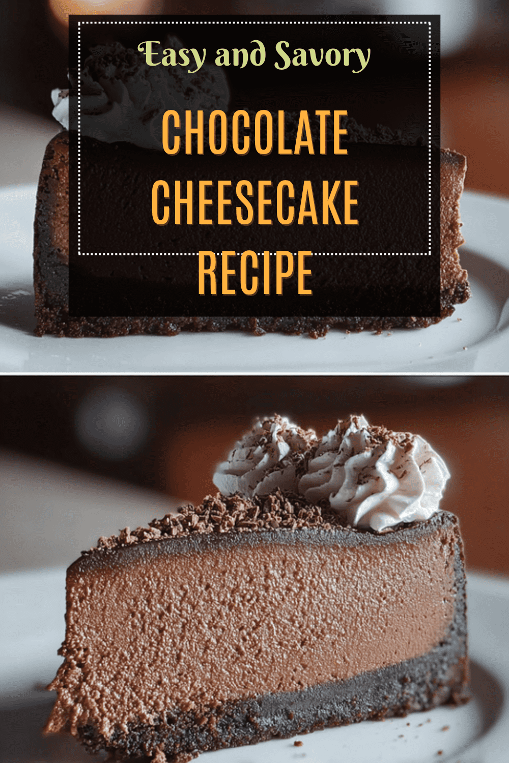 Chocolate Cheesecake Recipe