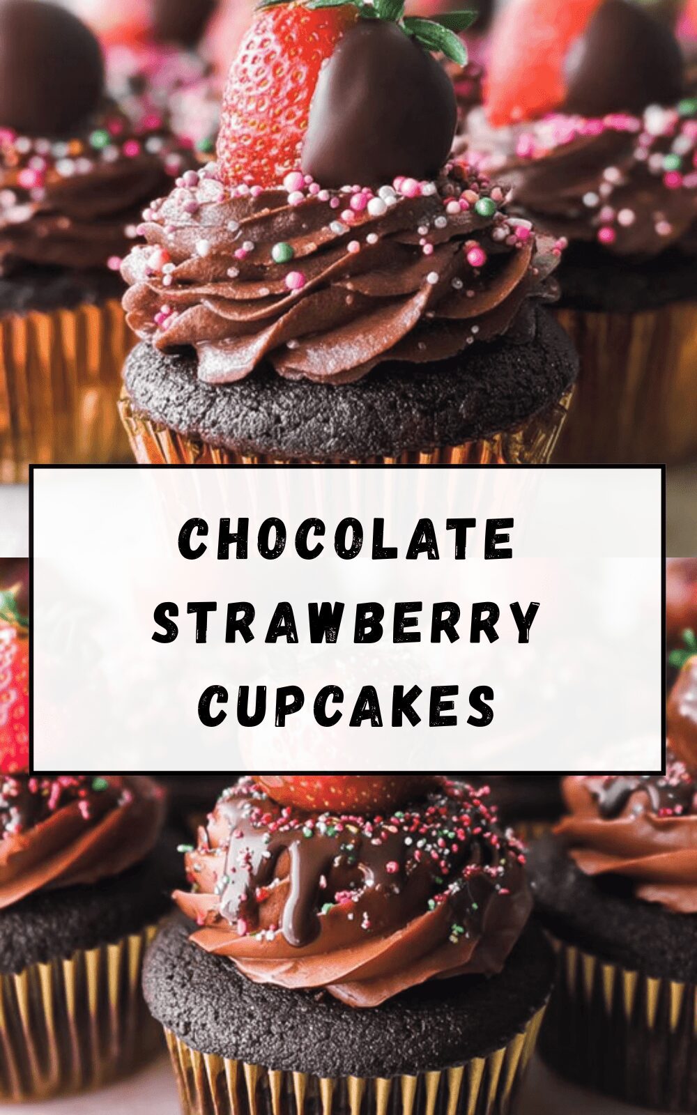 Chocolate Strawberry Cupcakes