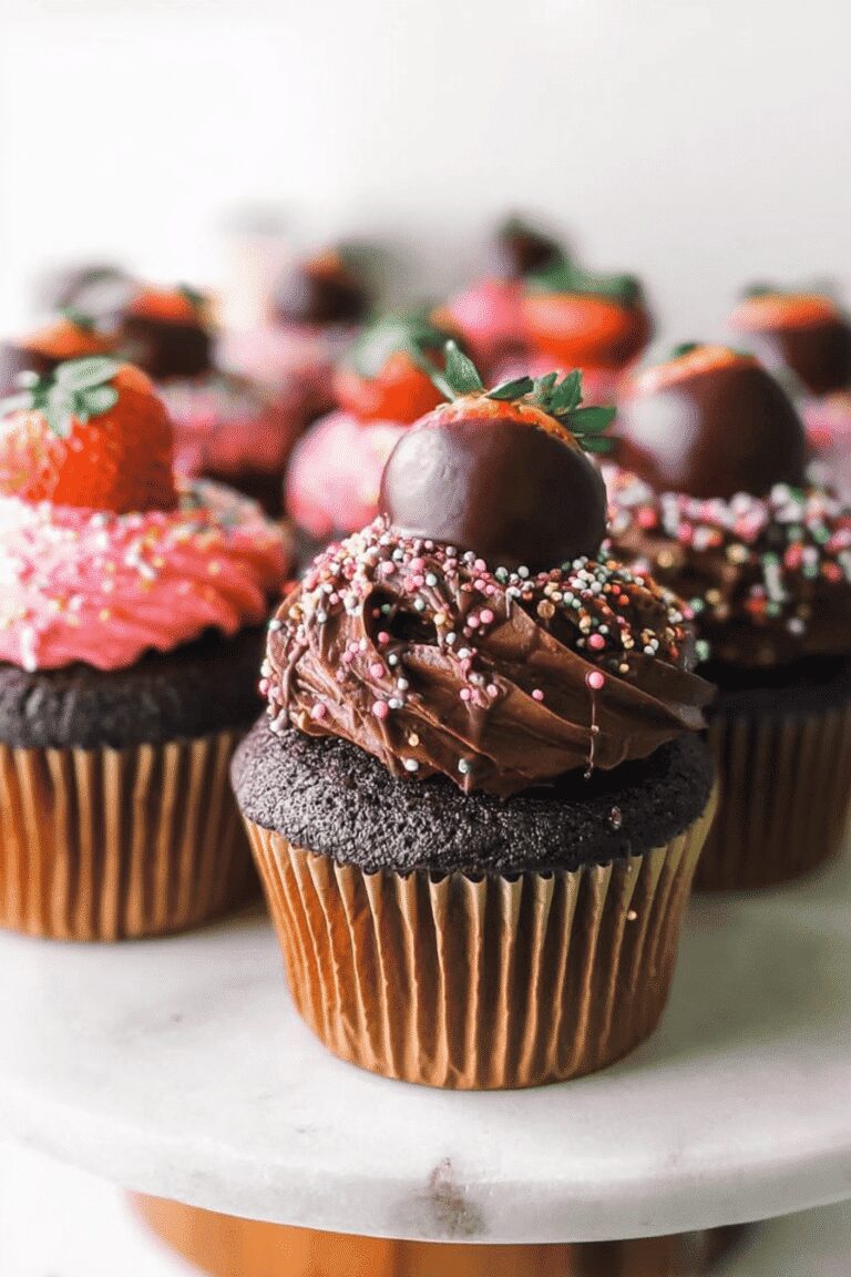 Chocolate Strawberry Cupcakes 35.Png