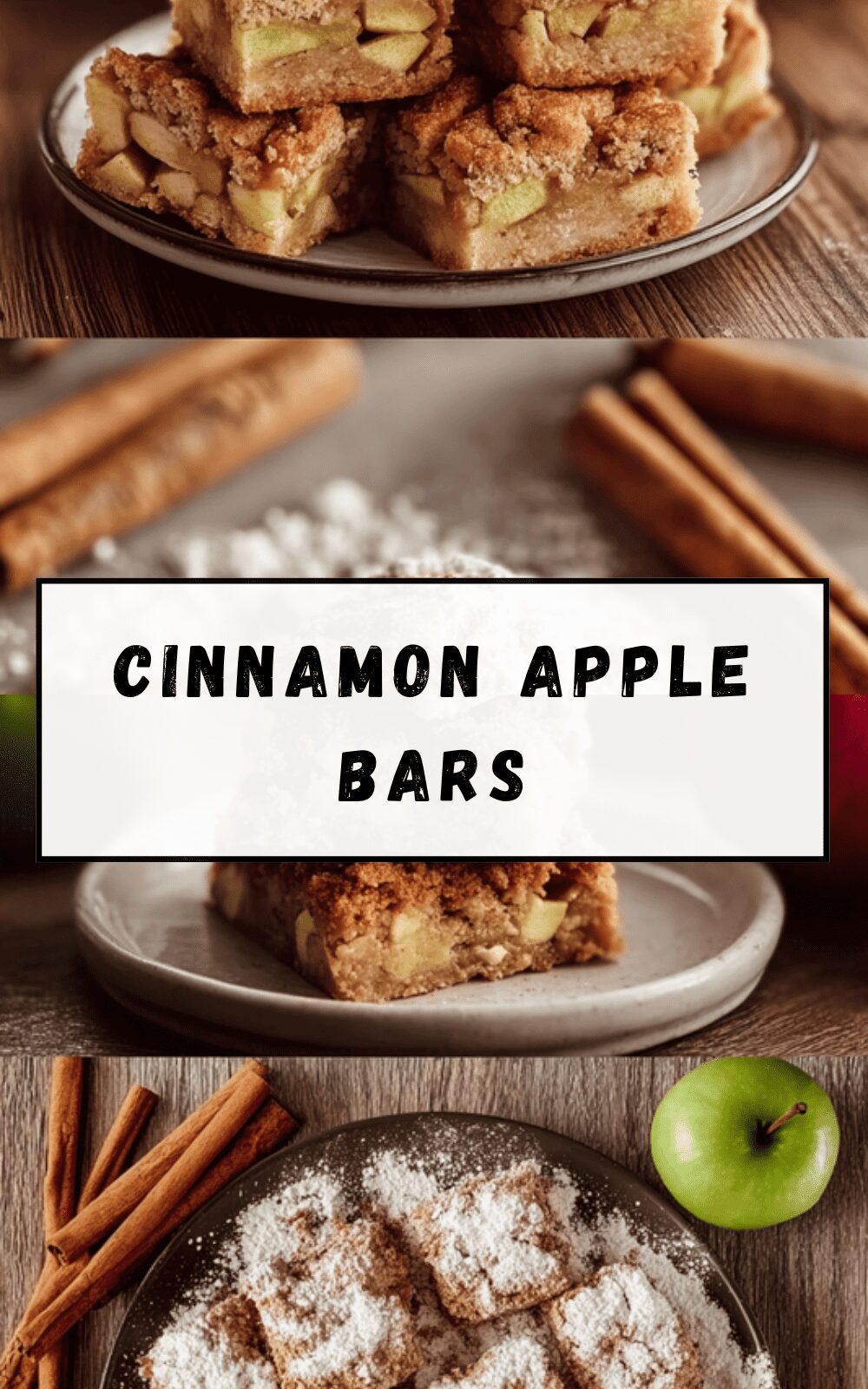 Cinnamon Apple Bars
