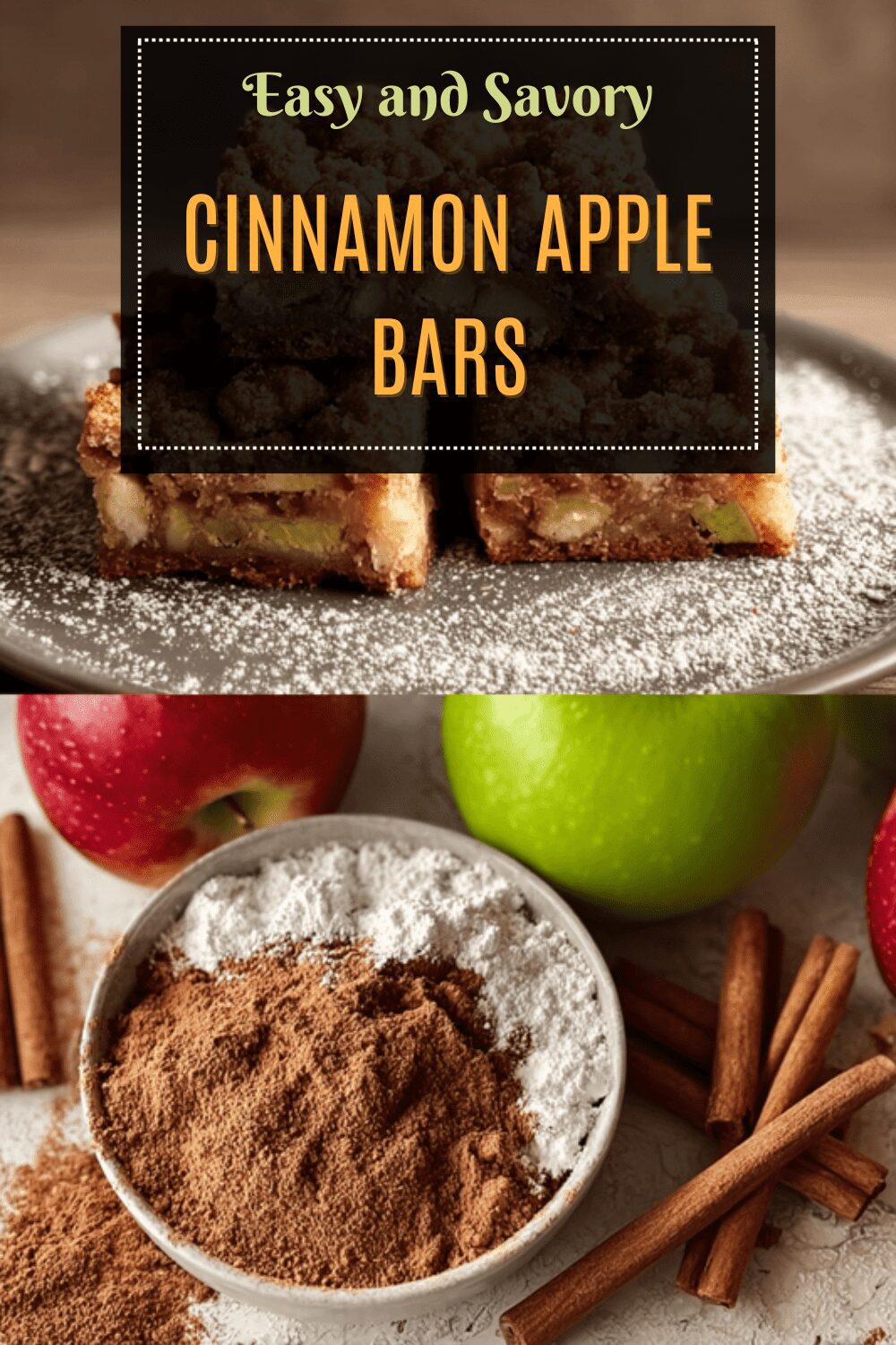 Cinnamon Apple Bars