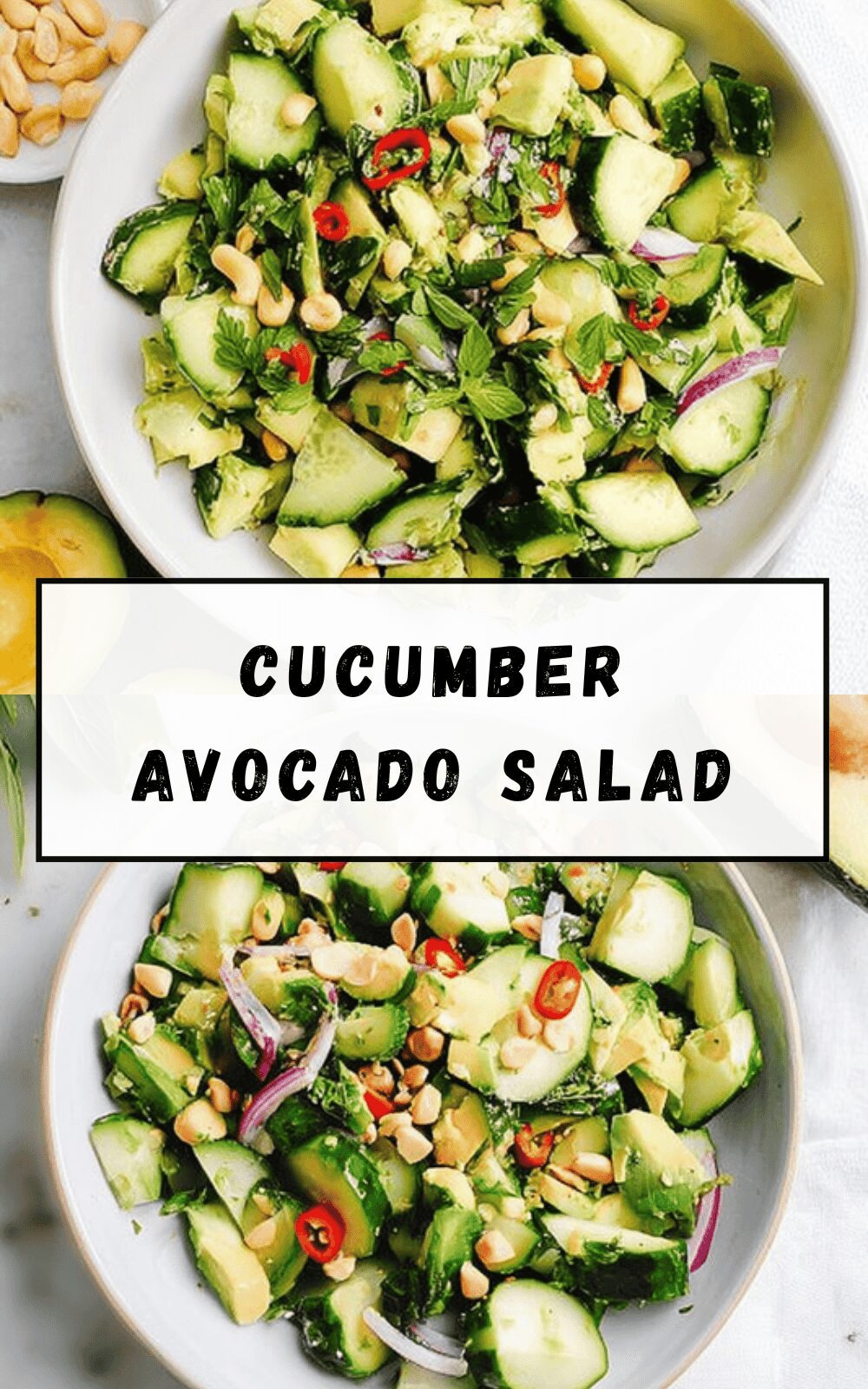 Cucumber Avocado Salad