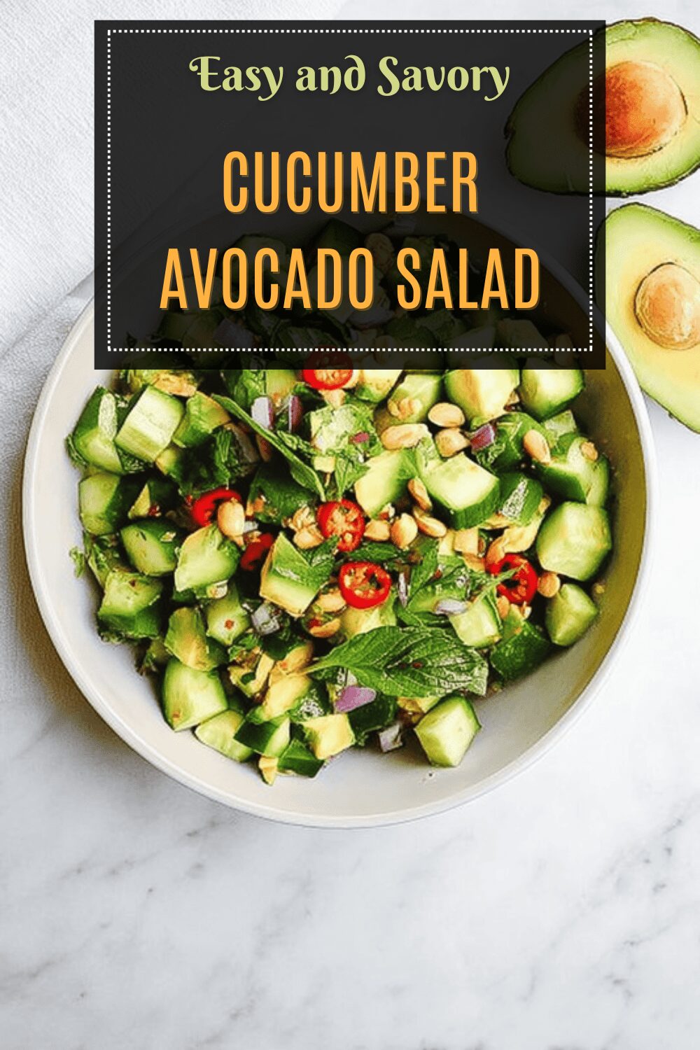 Cucumber Avocado Salad