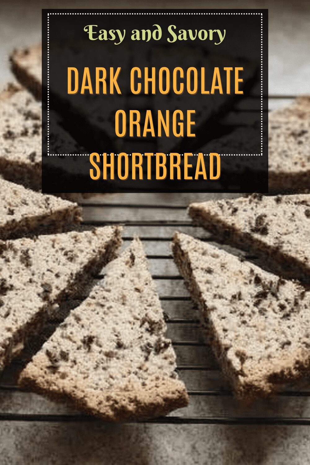 Dark Chocolate Orange Shortbread