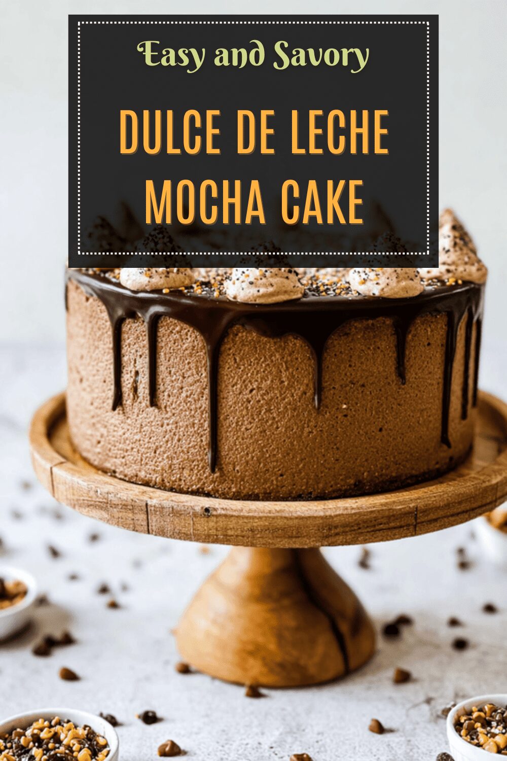 Dulce De Leche Mocha Cake