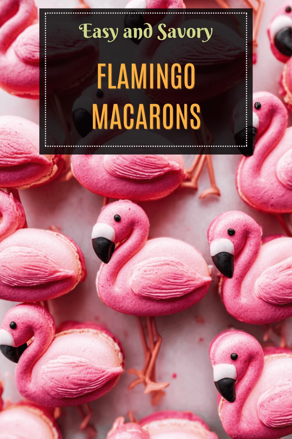 Flamingo Macarons