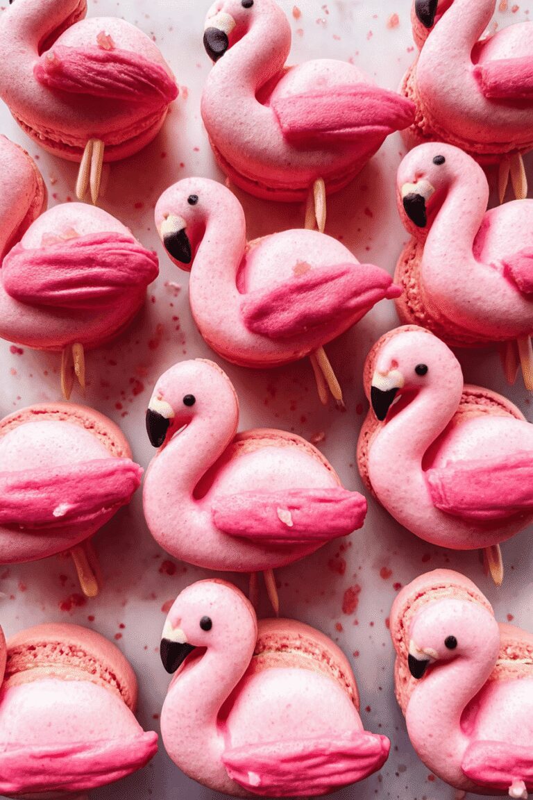 Flamingo Macarons 71.Png