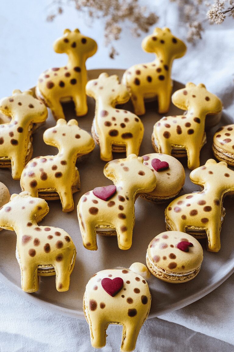 Giraffe Macarons 70.Png