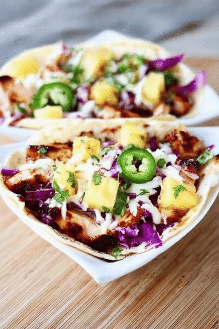 Grilled Bbq Chicken Pineapple Tacos 86.Png