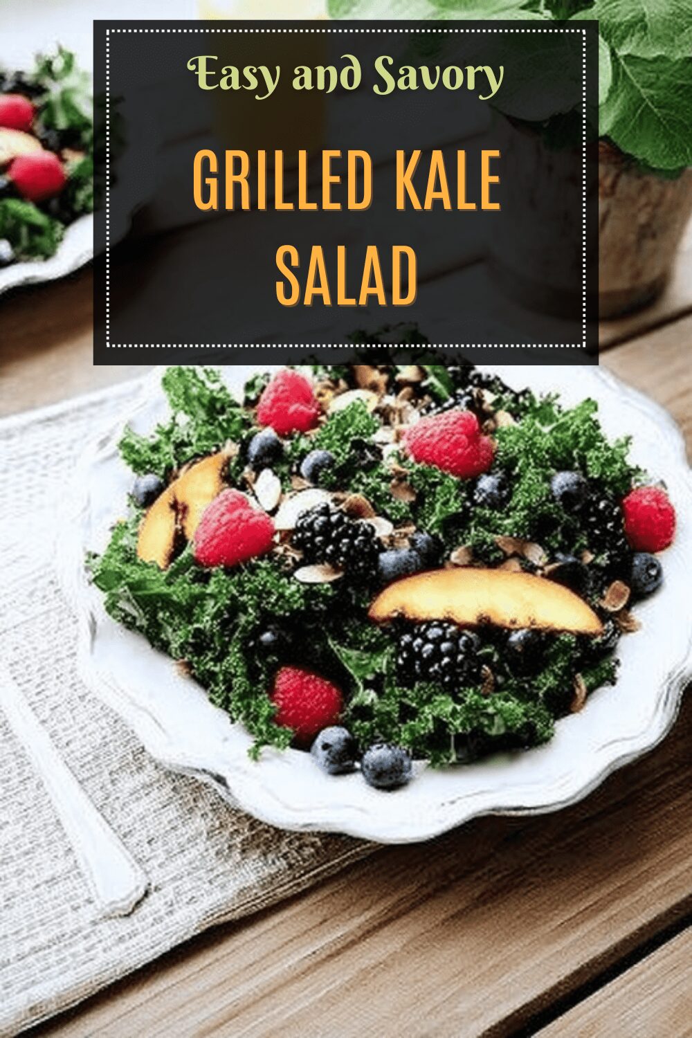 Grilled Kale Salad