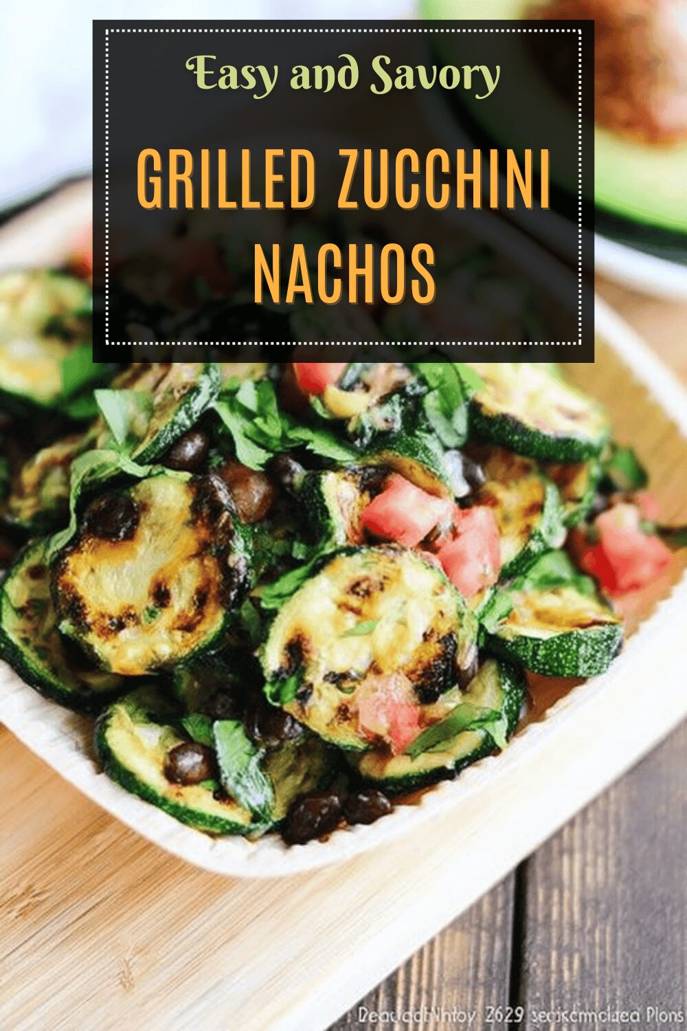 Grilled Zucchini Nachos