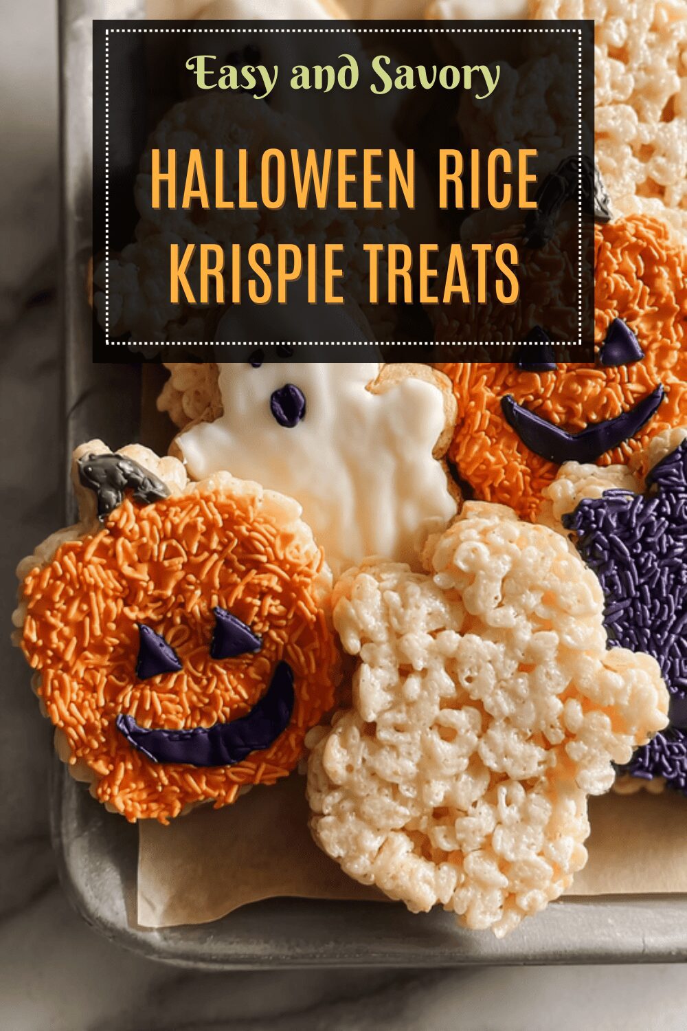 Halloween Rice Krispie Treats