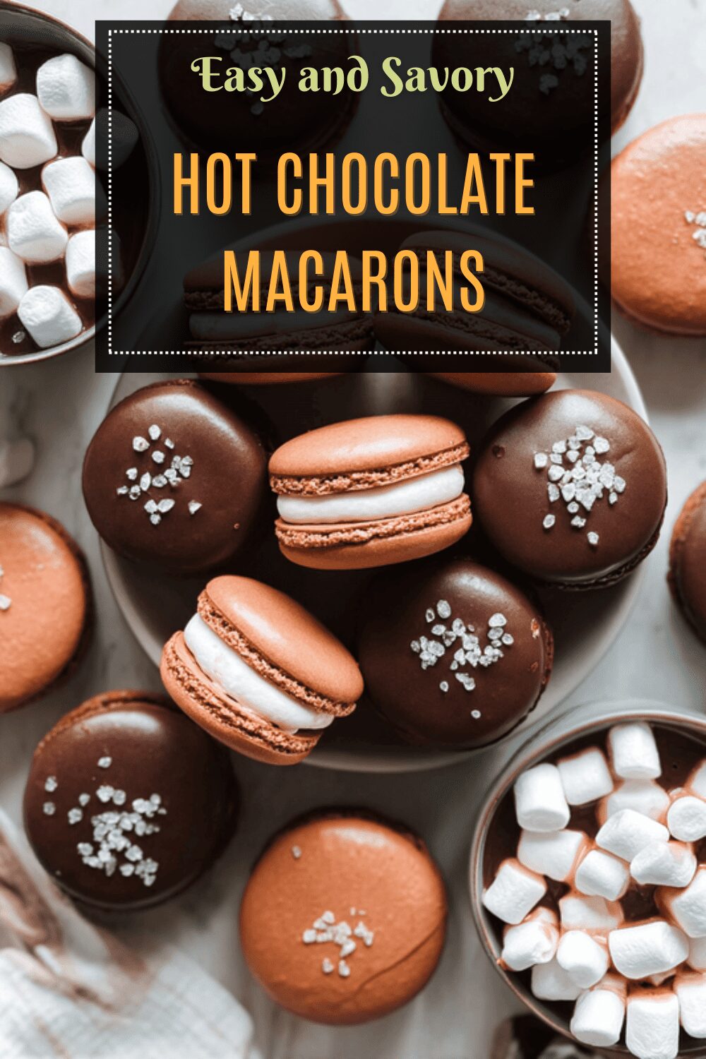 Hot Chocolate Macarons