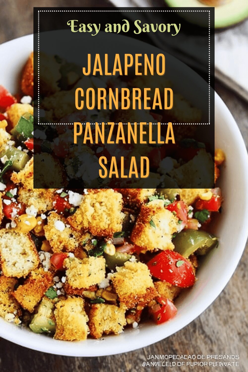 Jalapeno Cornbread Panzanella Salad