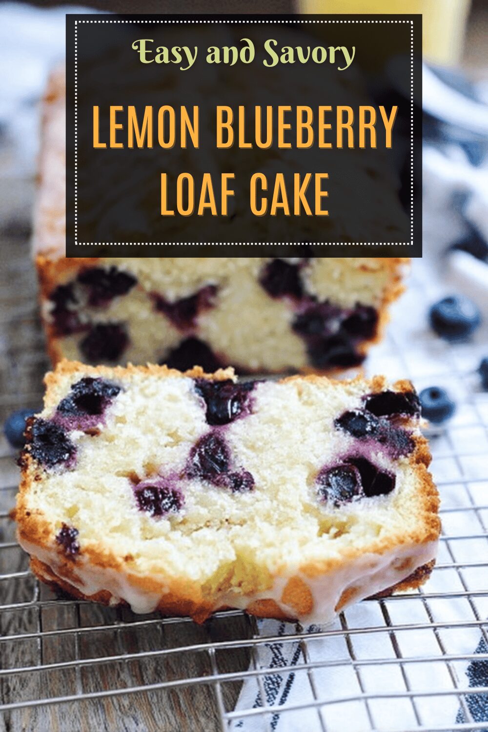 Lemon Blueberry Loaf Cake