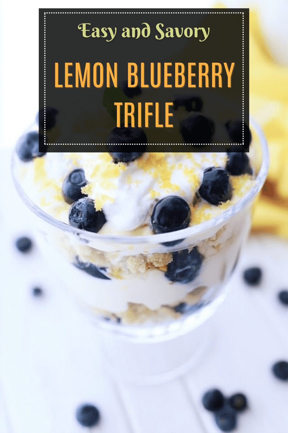 Lemon Blueberry Trifle
