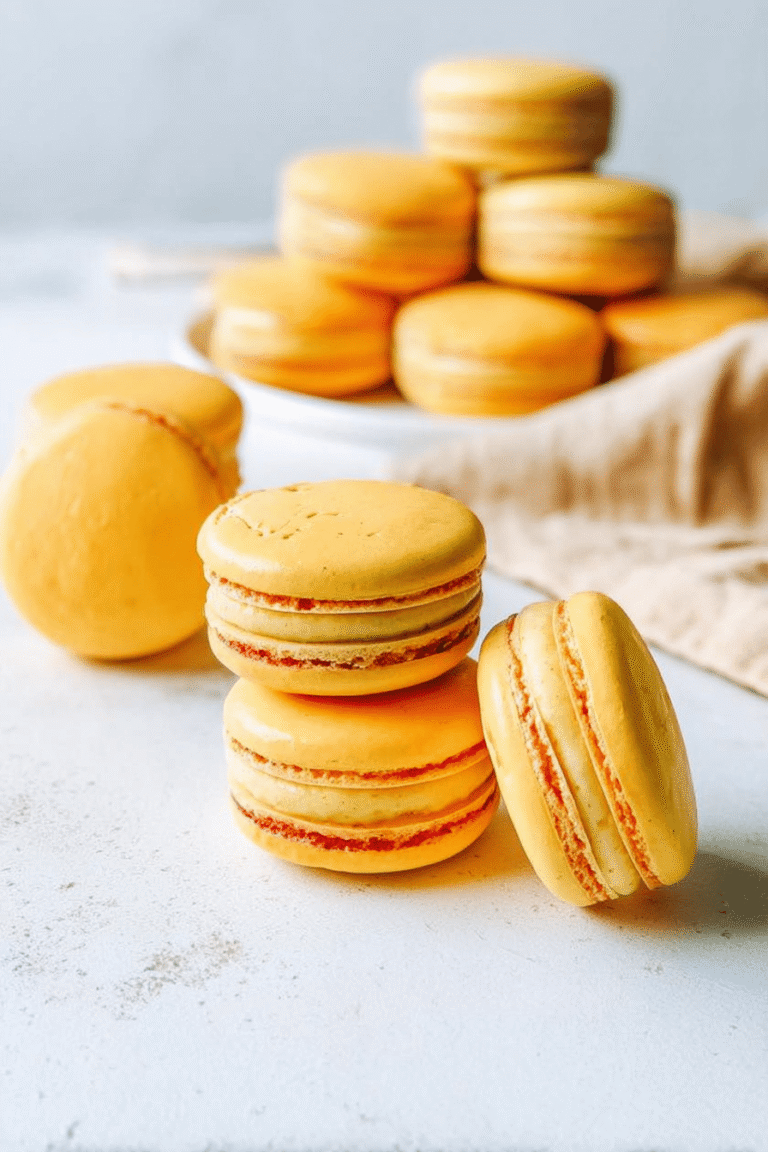 Mango Macarons Recipe With Refreshing Tropical Flavors 8 Mango Macarons 14.Png
