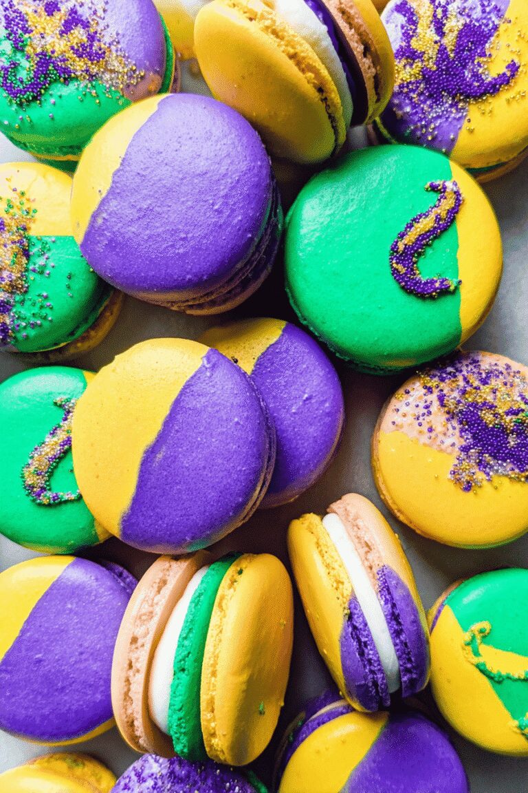 Mardi Gras Macarons 34.Png