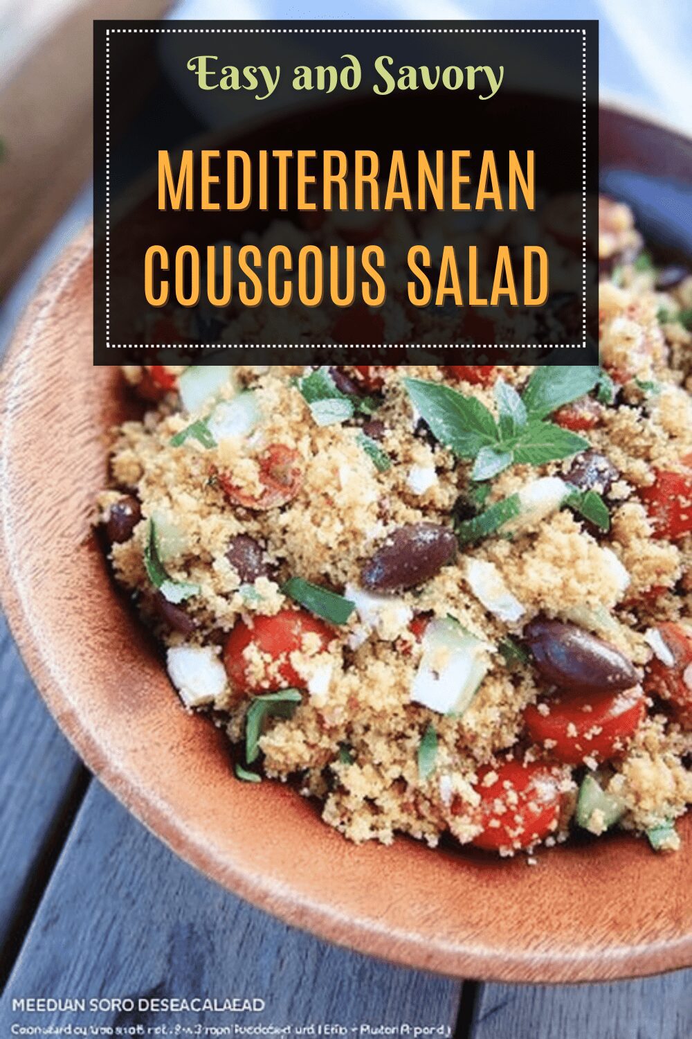 Mediterranean Couscous Salad