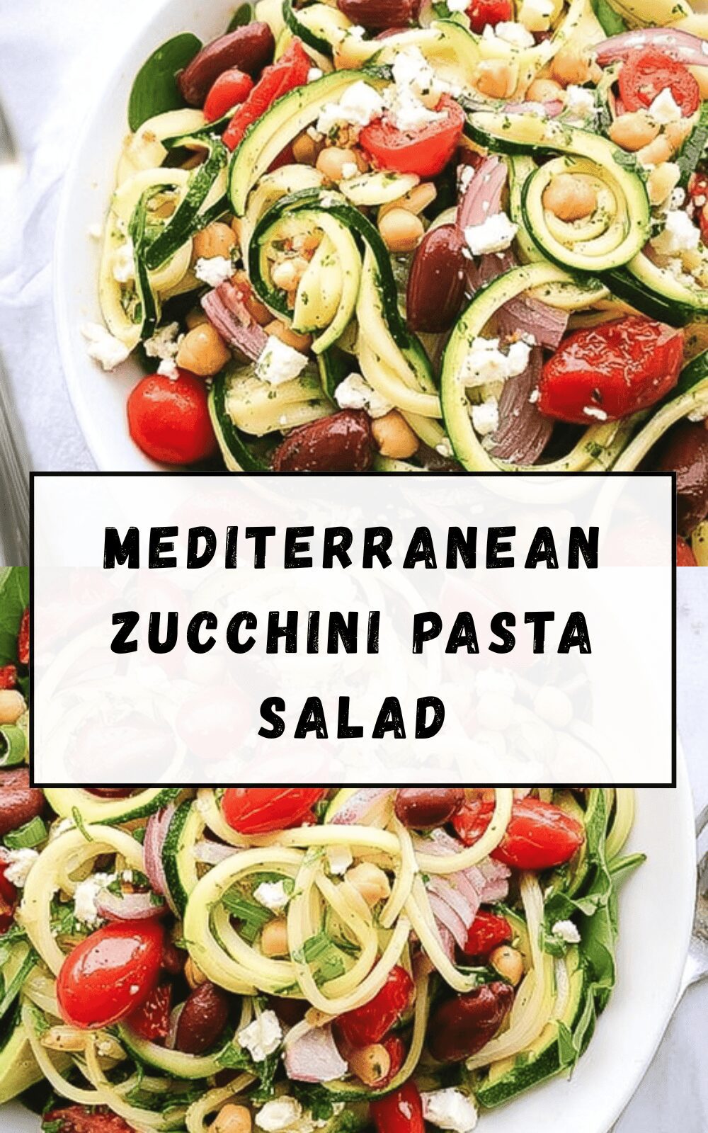 Mediterranean Zucchini Pasta Salad