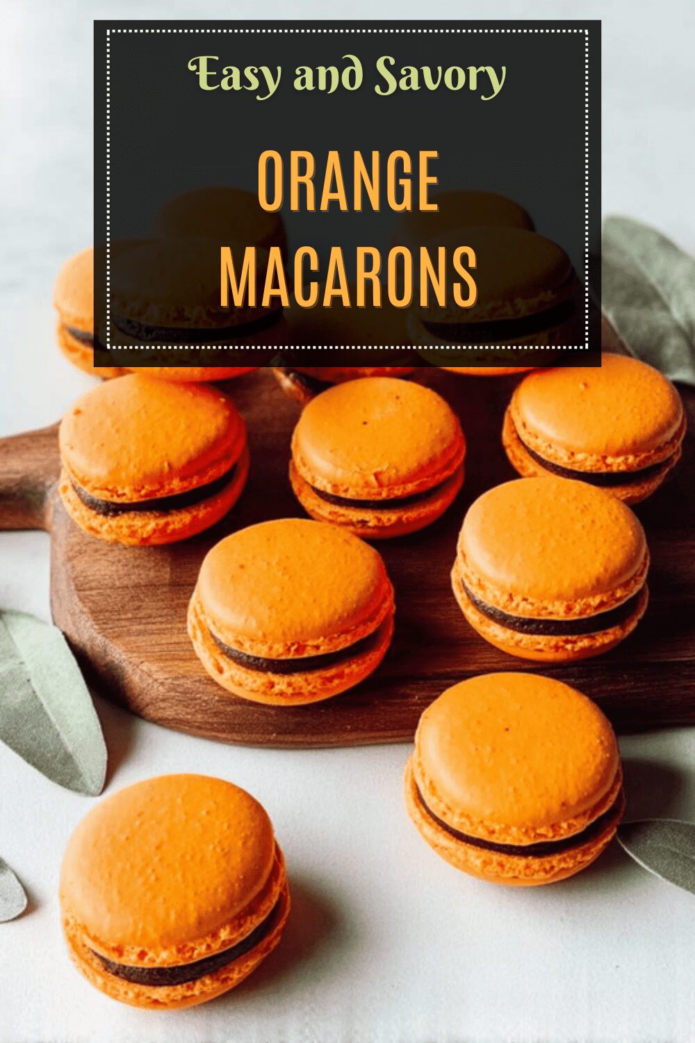 Orange Macarons