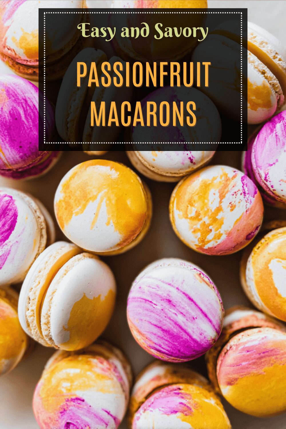 Passionfruit Macarons