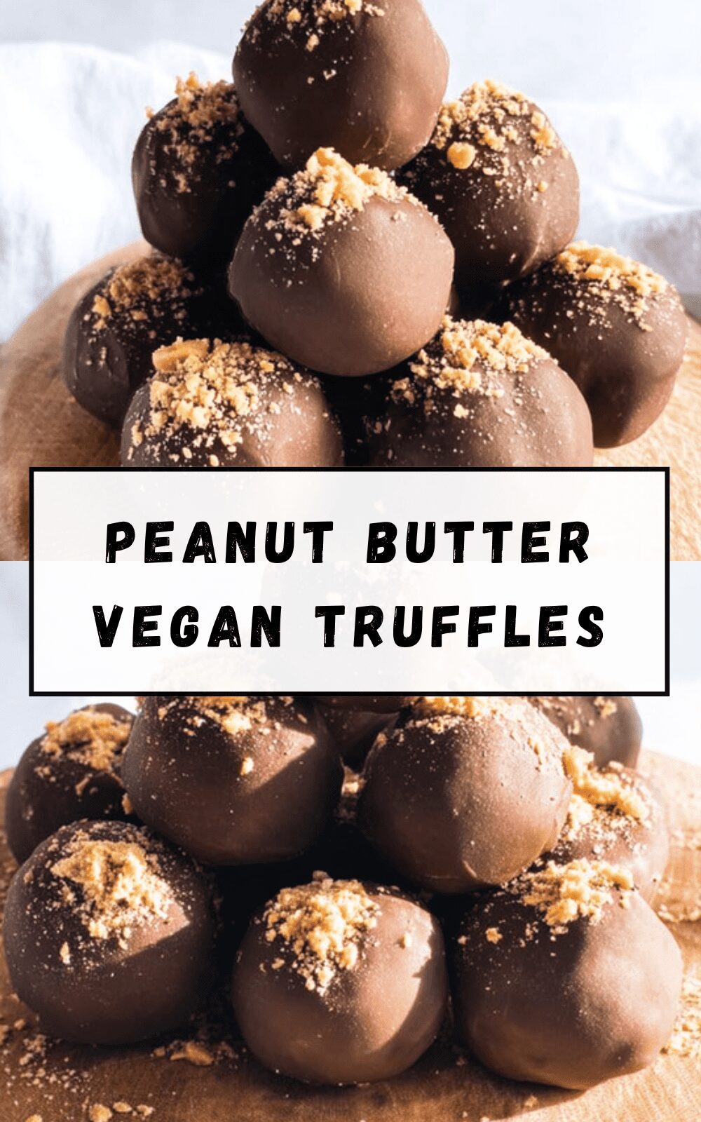 Peanut Butter Vegan Truffles