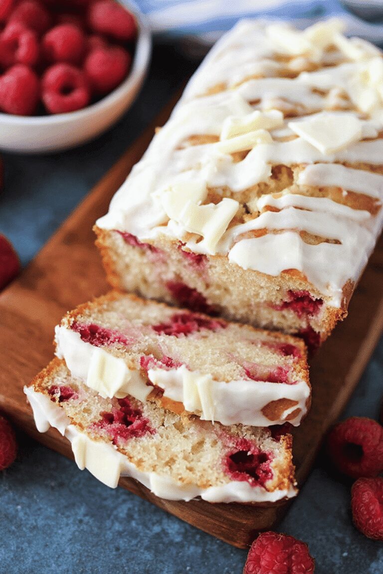 Raspberry White Chocolate Loaf Cake 74.Png