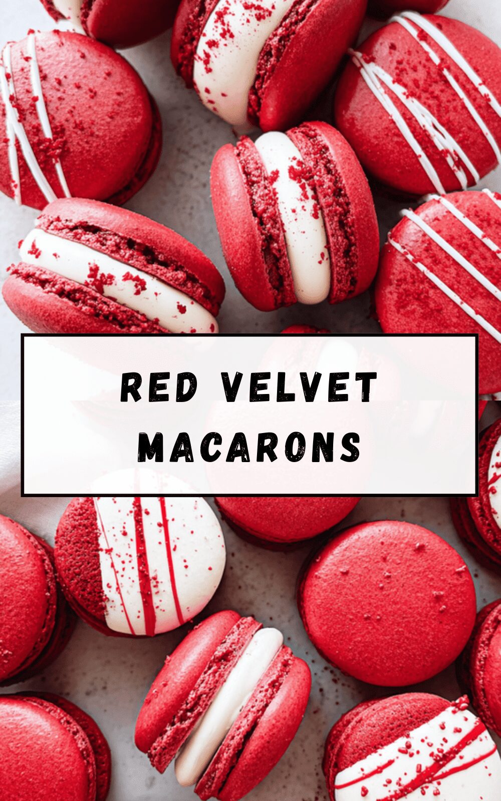 Red Velvet Macarons