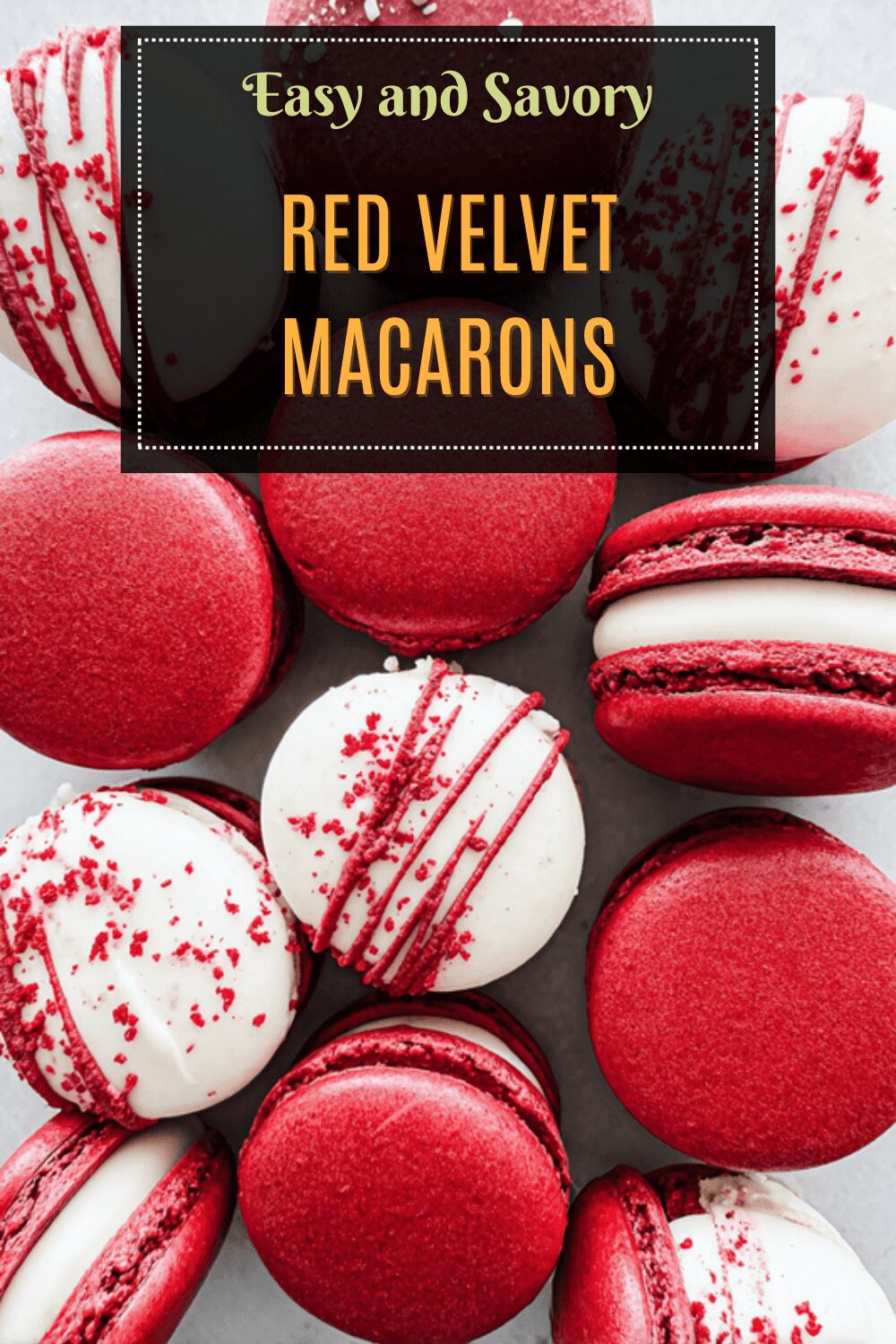 Red Velvet Macarons