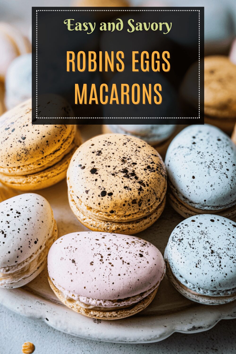Robins Eggs Macarons