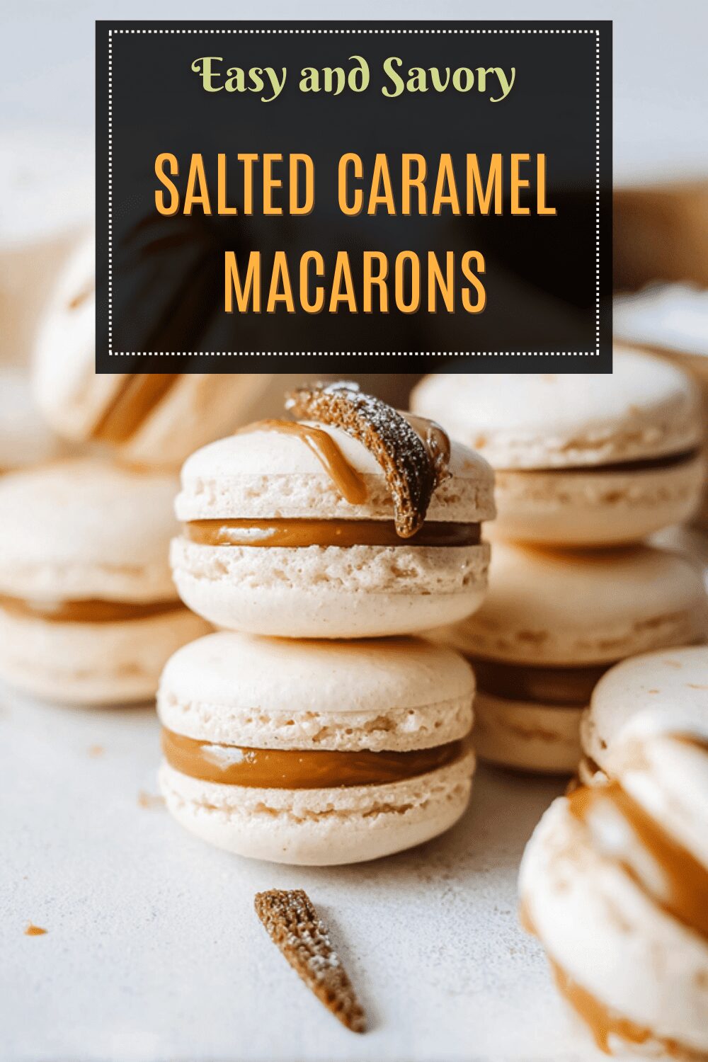 Salted Caramel Macarons