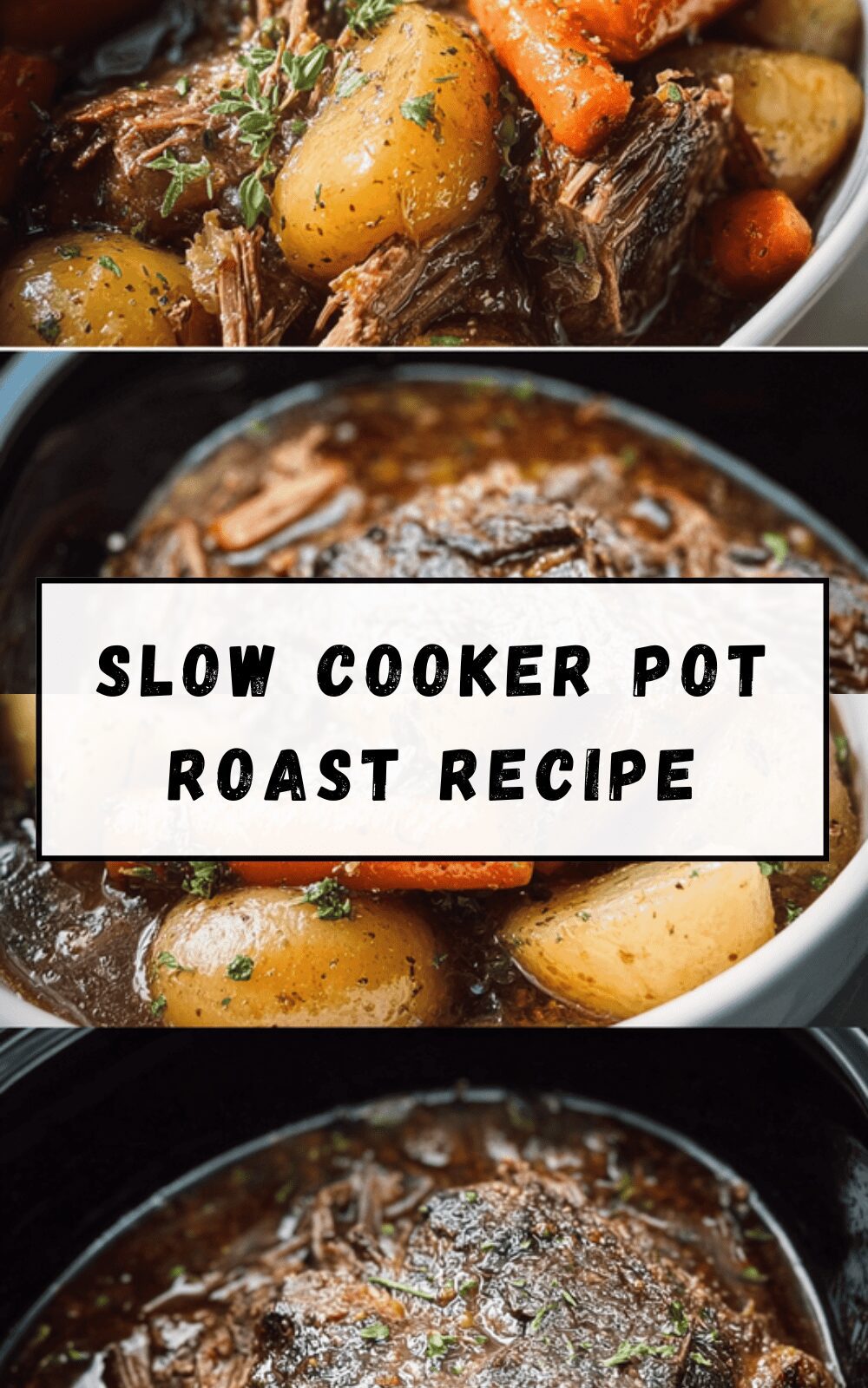 Slow Cooker Pot Roast Recipe