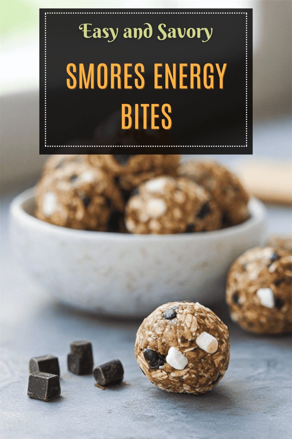 Smores Energy Bites