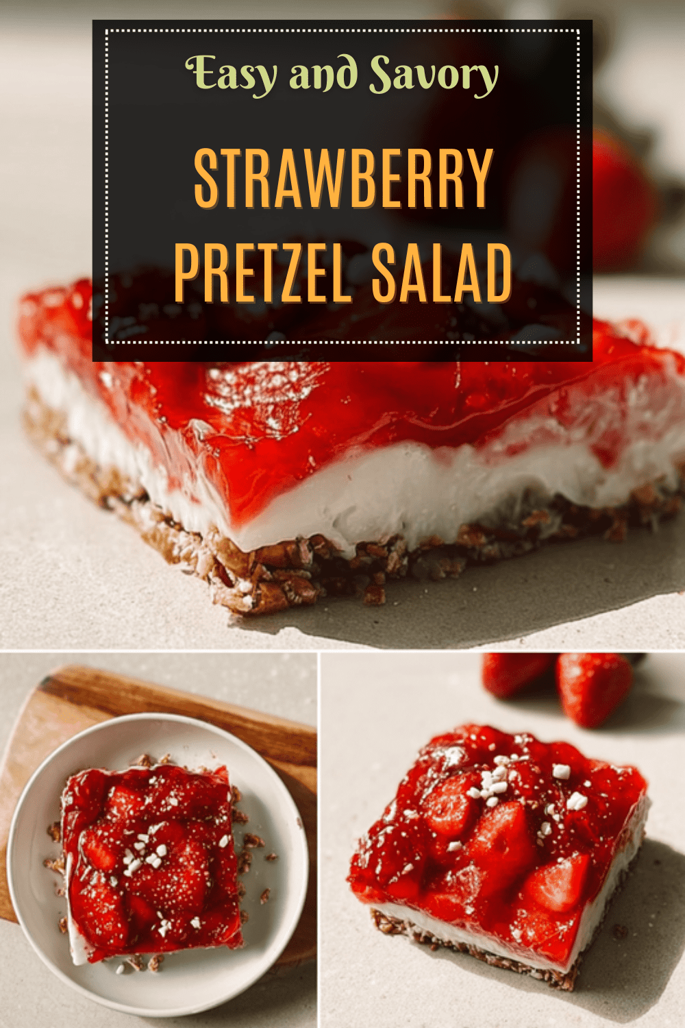 Strawberry Pretzel Salad