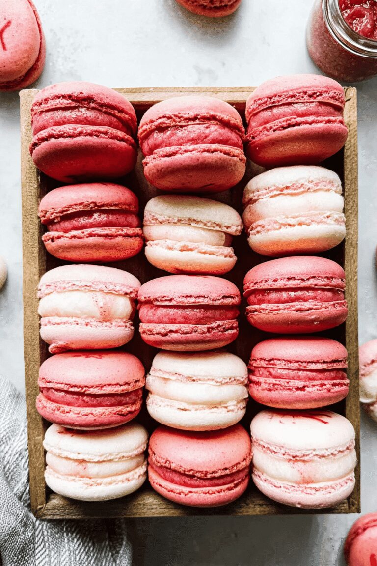 Strawberry Rhubarb Macarons 21.Png