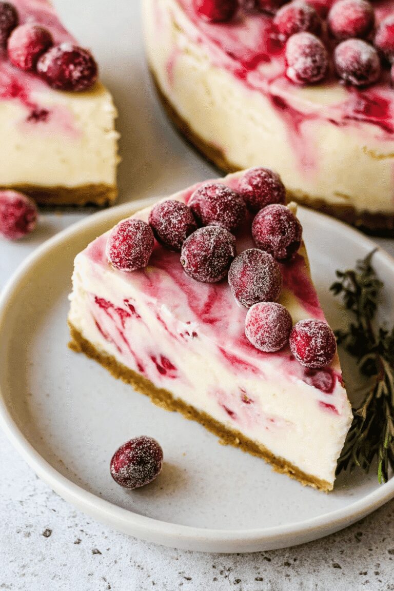 Sweetened Condensed Milk Cranberry Cheesecake 94.Png