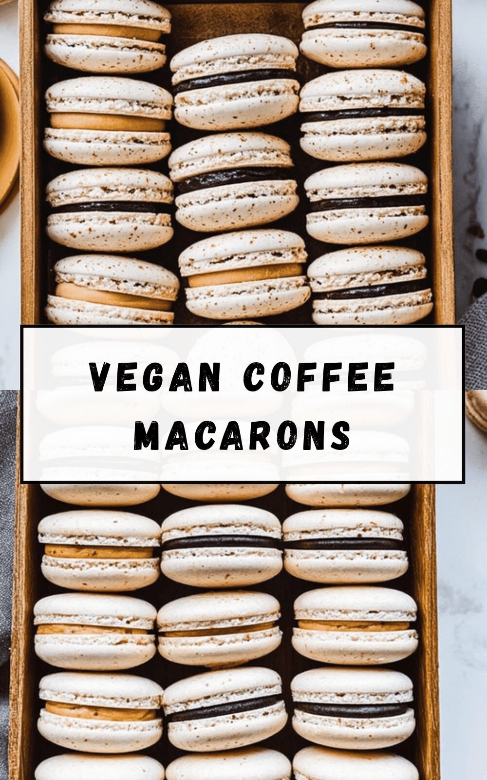 Vegan Coffee Macarons