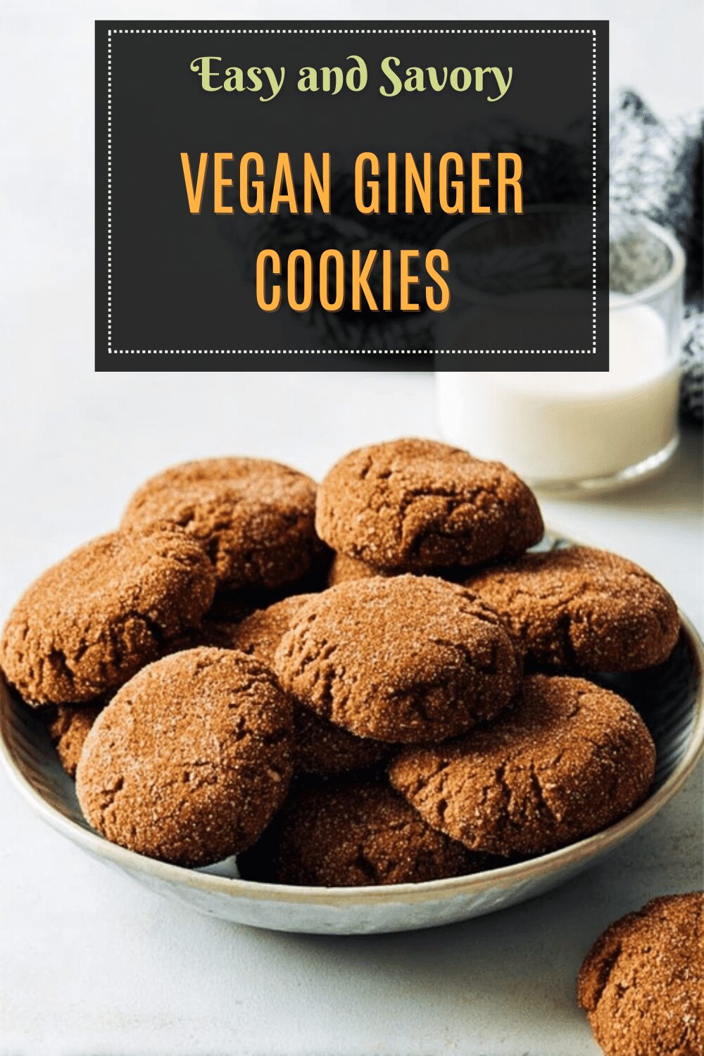Vegan Ginger Cookies