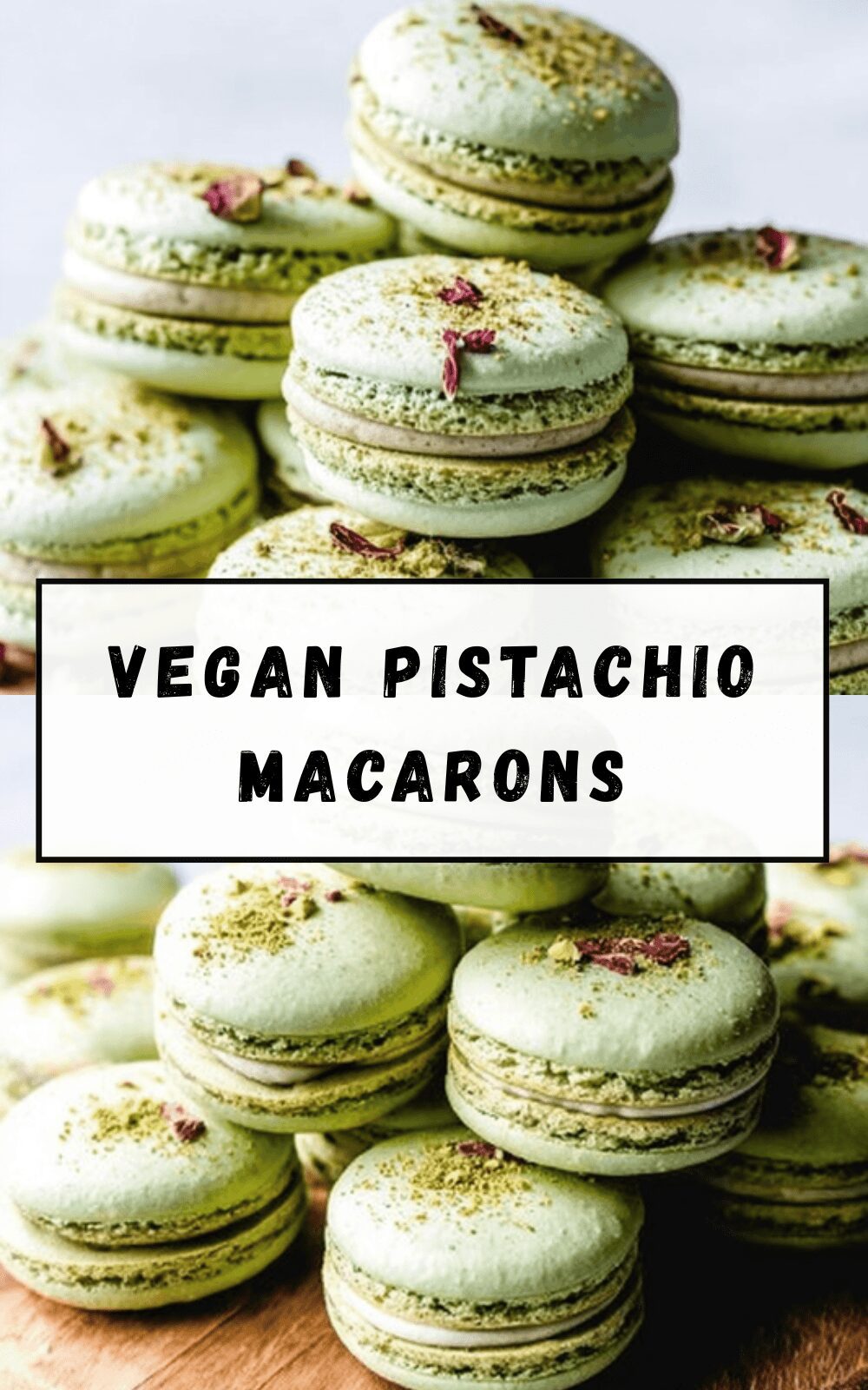 Vegan Pistachio Macarons