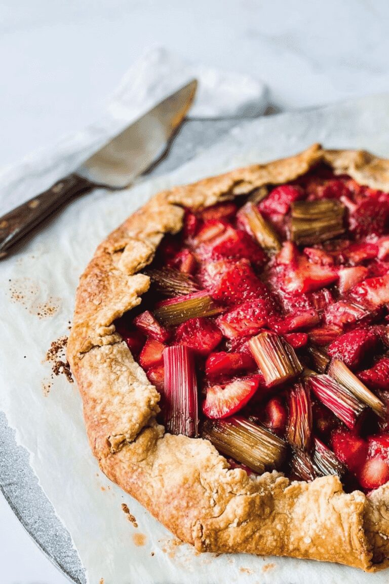 Vegan Strawberry Rhubarb Galette 58.Png