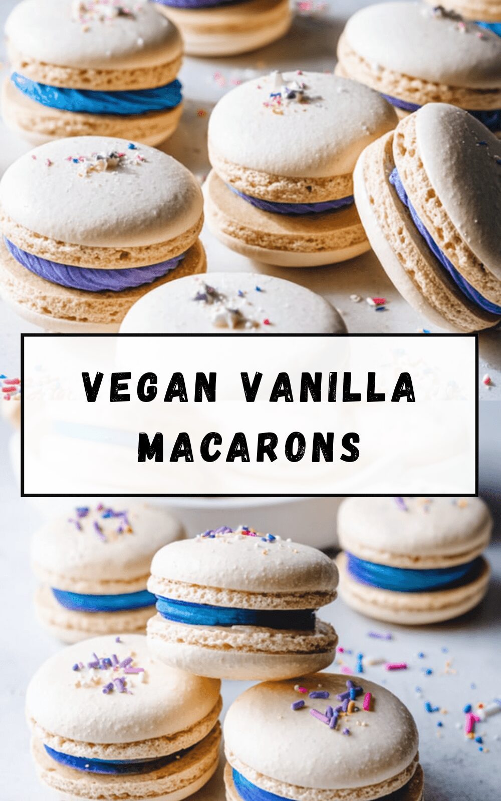 Vegan Vanilla Macarons